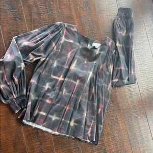 Evereve Multicolor Camouflage Blouse